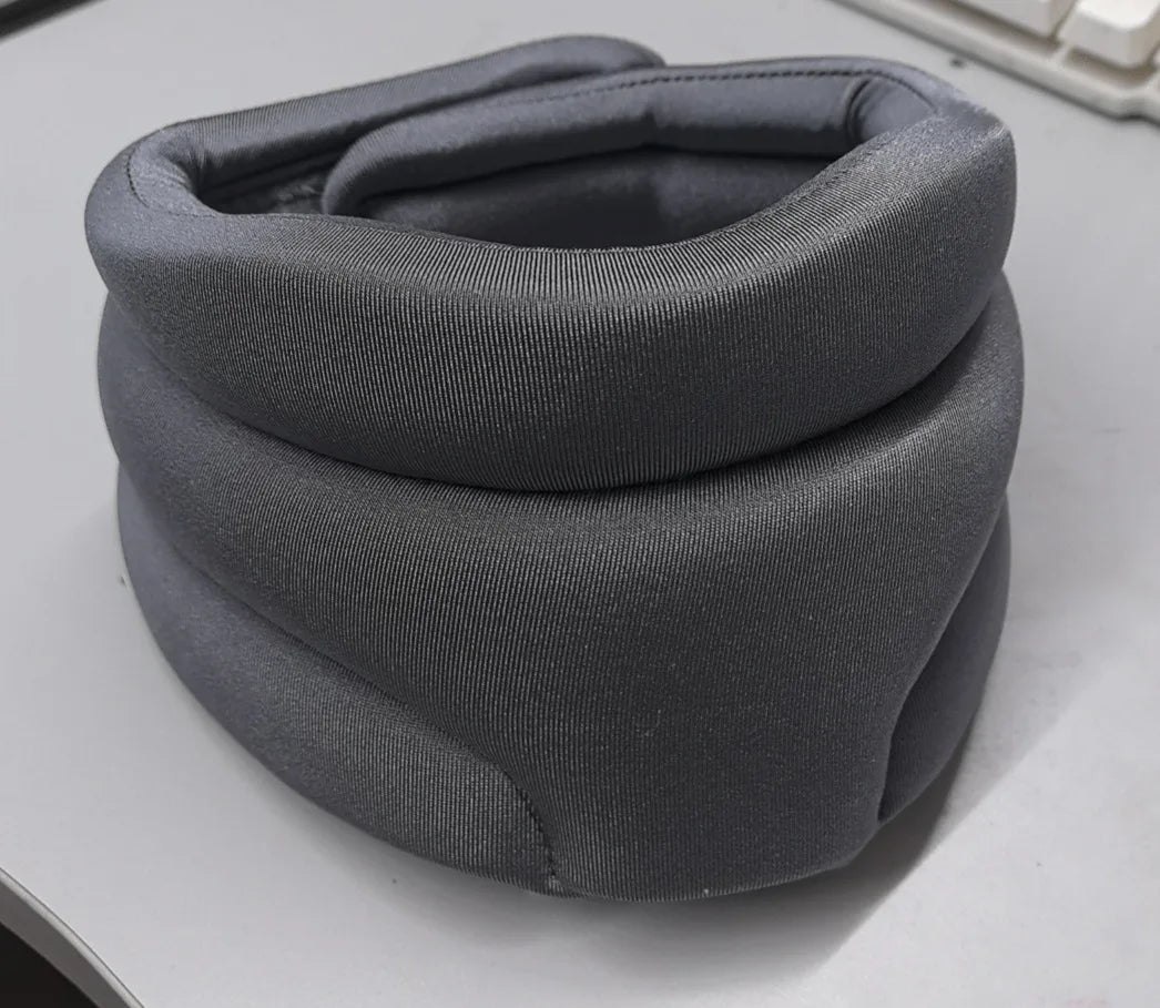 Neck Support Cervical Brace Adjustable Cervical Collar Soft Durable Foam for Relieve Cervical Pain Airplane Travel Nap Health