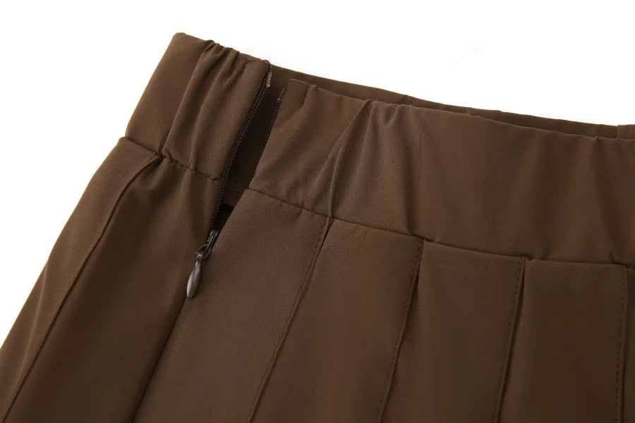 AS AW25 trendy oversize Sports wear + Quick-drying pleat skirt cover knee set woman clothes