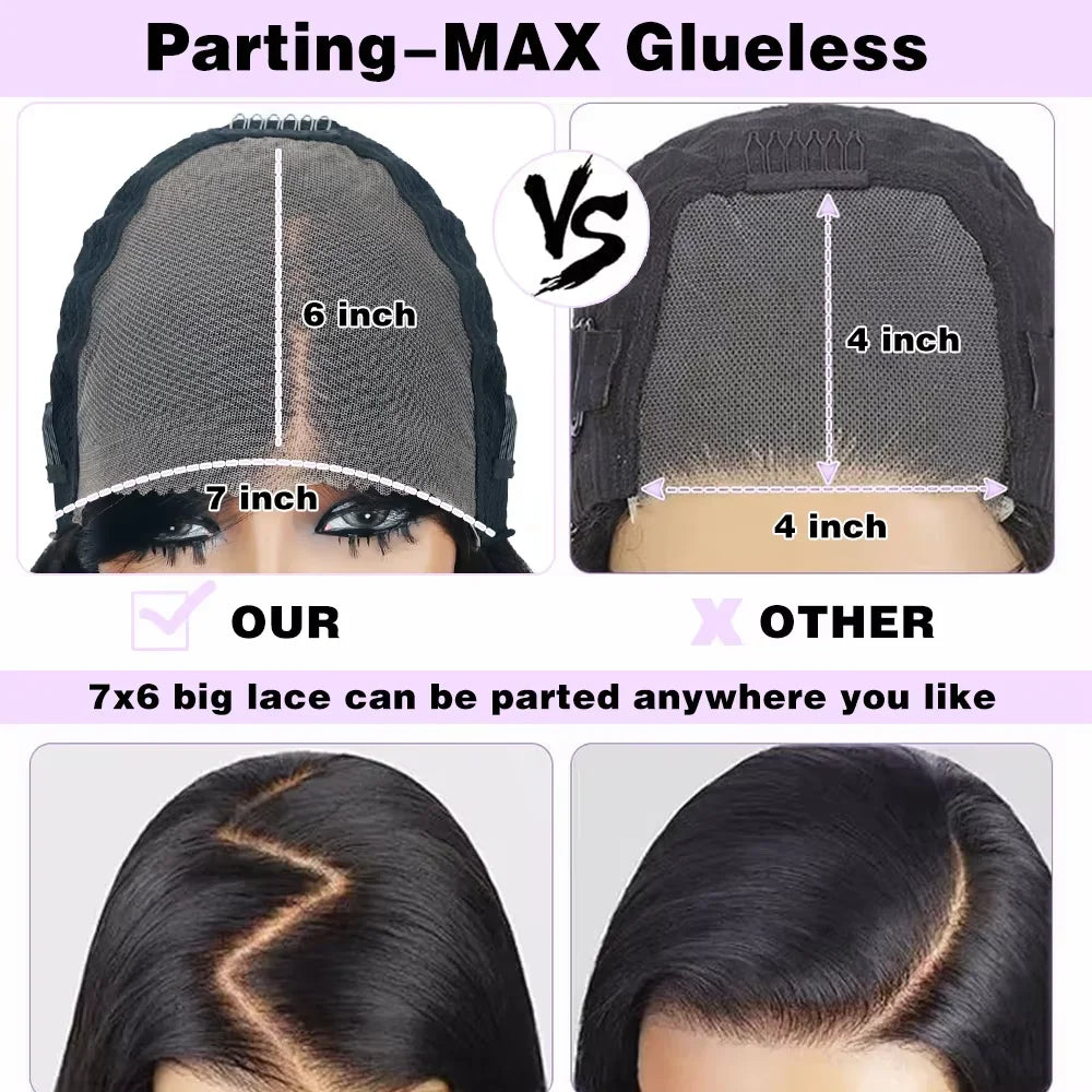 Glueless Curly Buremese Human Hairs