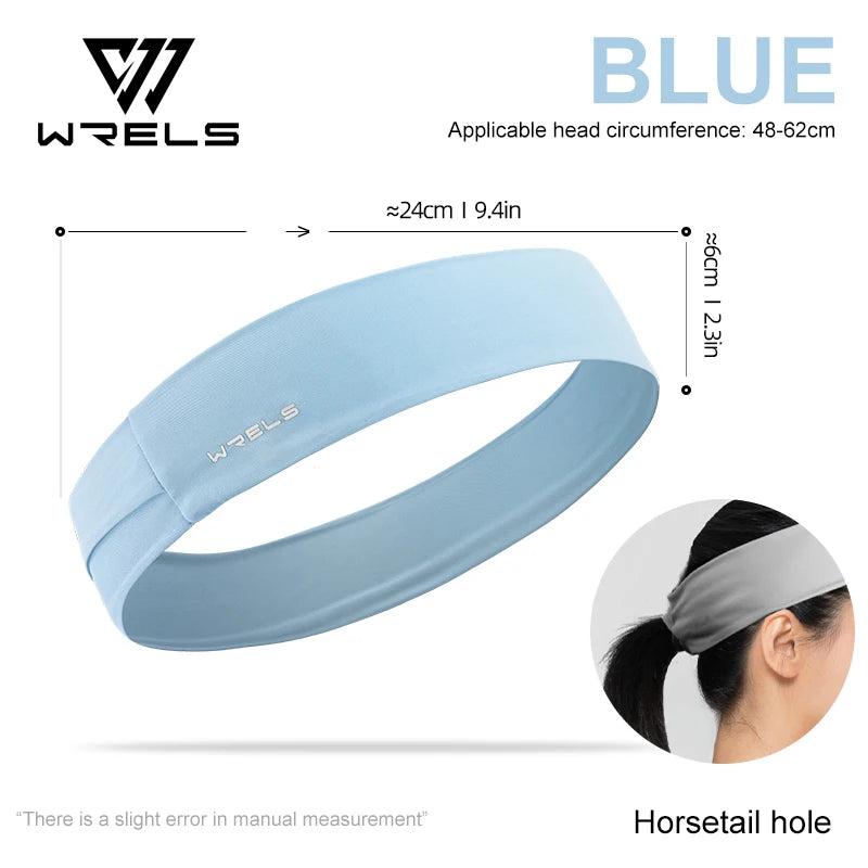 Sport Headband Quick-Drying Non-Slip Hair Band Stretch Elastic Sweatband Breathable Ponytail Gym Running Yoga Sport Headwear