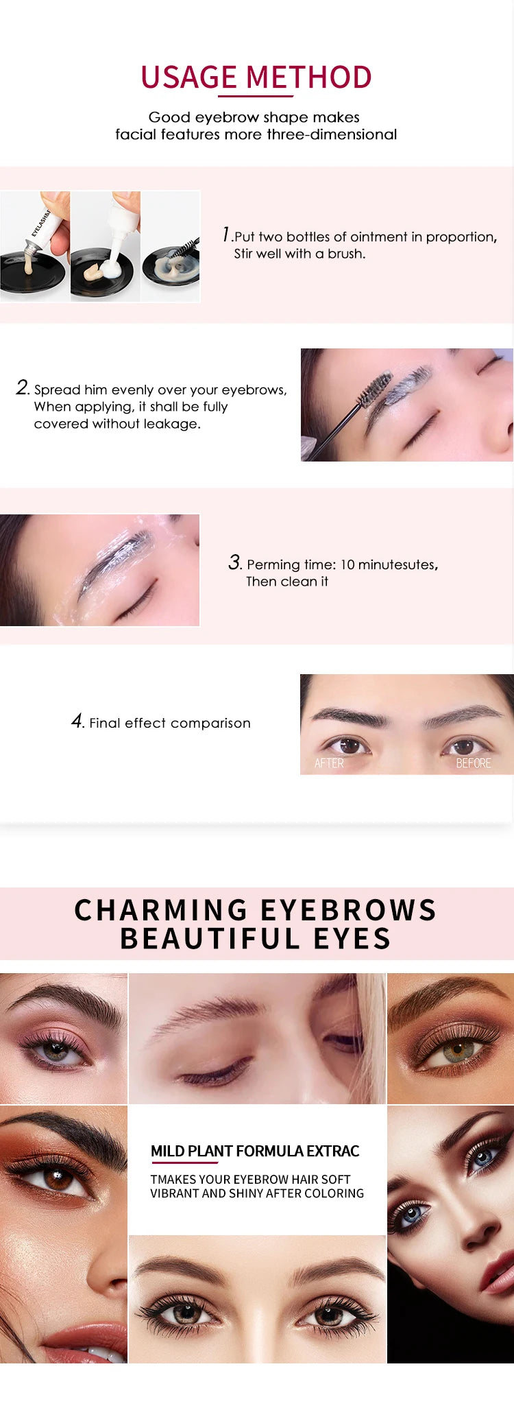 Eyelash Eyebrow Dye Tint Kit