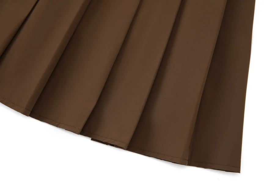 AS AW25 trendy oversize Sports wear + Quick-drying pleat skirt cover knee set woman clothes