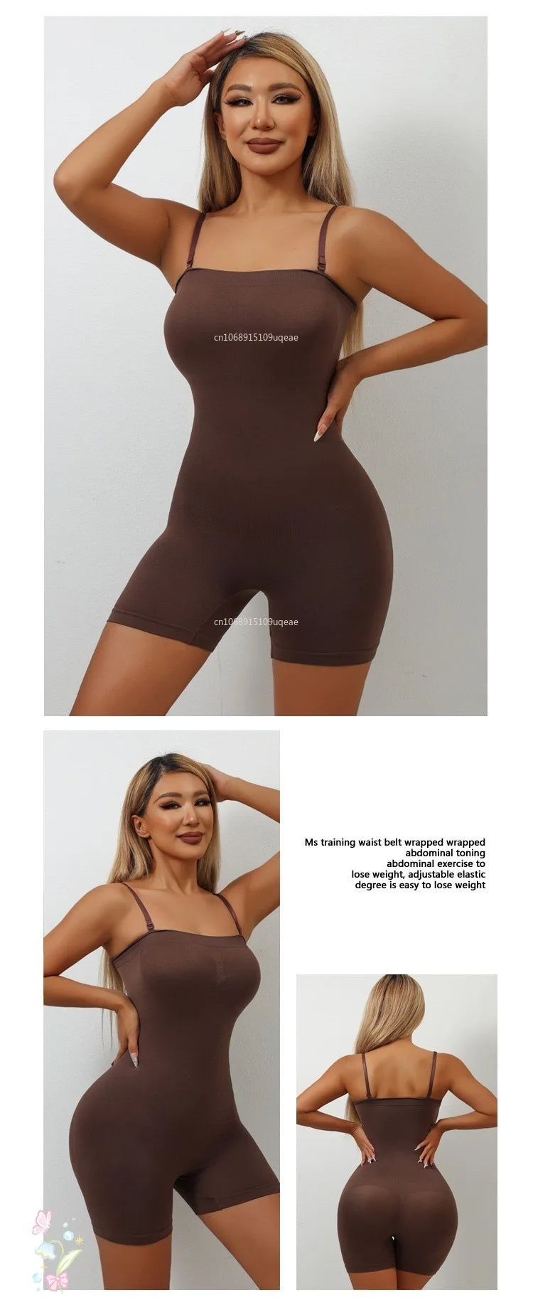 Smoothing Shapewear Bodysuit for Women Tummy Control Body Shaper Waist Trainer Skinny Underwear Off Shoulder Bustier Tube Top