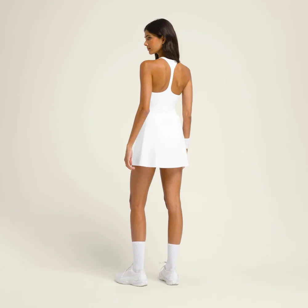 Golf wear Women 2024 Tennis dress with shorts inside Korean badminton sportswear Sports mountaineering wear blue