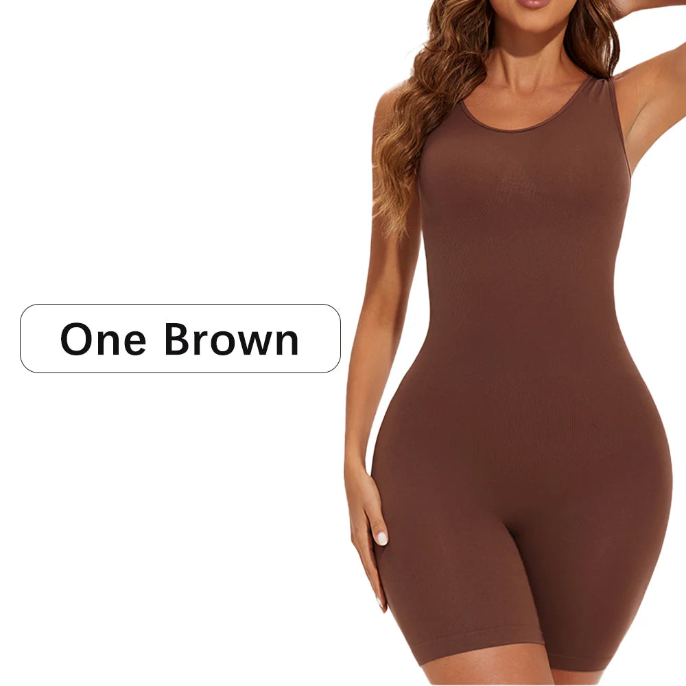1PC Elastic Shapewear Bodysuits Comfortable Butt Lifter Underwear Bodysuit Waist Trainer Body Shaper Shapewear Wide Shoulder