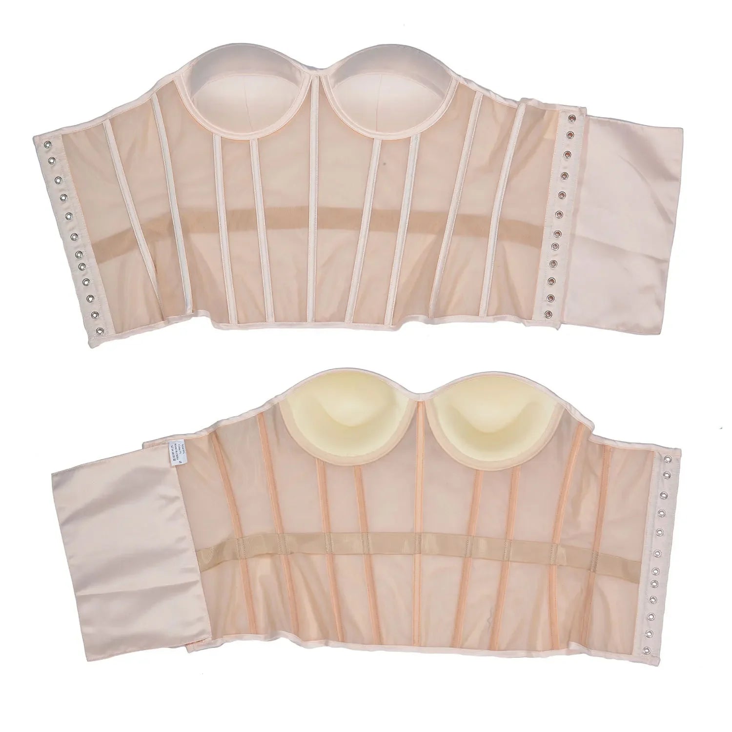 Sexy Thin Body Shaper Underwear Corset Waist Trainer Lingerie Lace Corsets Perspective Mesh Shapewear Women Fashion Clothes Faja