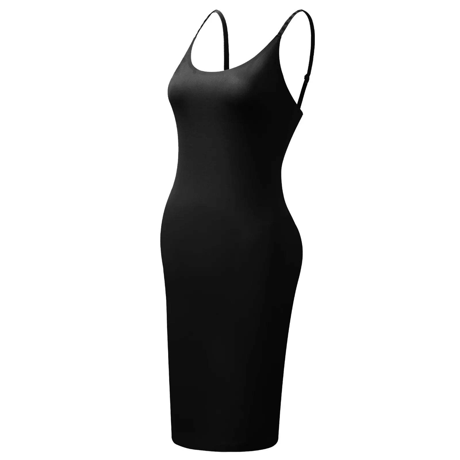 Shapewear Slips Under Dresses Dress Slips Body Shaper Tummy Control O-Neck Strap Slip Slimming Seamless Cami Slip Inner Dress