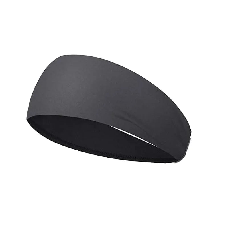 Sports Headbands Solid Color Elastic Non Slip Quick Dry Workout Fitness Yoga Unisex Hairband Sweatband Bandana Hair Accessories