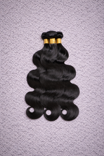 Natural Body Wave Brazilian Virgin Human Hair Bundles  extensions-100% Unprocessed style 1