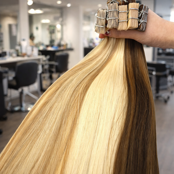 Seamless Tape-In Human Hair Extensions – Double Drawn, Invisible Tape, 100% Human Hair style 1